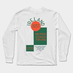 Ireland 1937 Coach Tours Long Sleeve T-Shirt